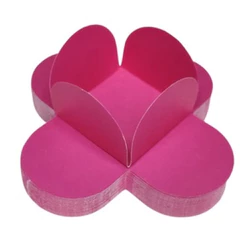 Forminha para Doces 4 Pétalas Rosa Chiclete - Nc Toys - Rizzo Distribuidora