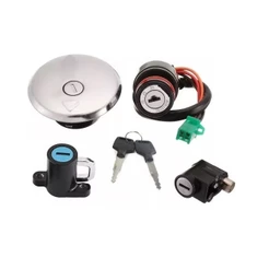 Kit Ignição Trava E Tampa Tanque Intruder 125 - 2006 A 2010