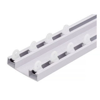 Trilho Suisso Duplo Max Guia Cortina Teto Cortineiro 4m em Oferta na Shopee