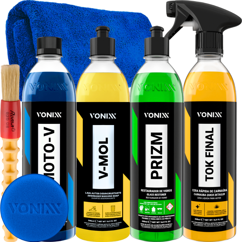 Limpeza Automotiva Tok Final Prizm V-Mol Moto-V 500ml Vonixx em Oferta na Shopee