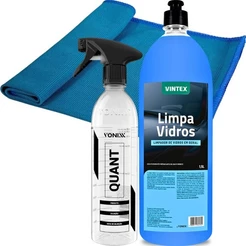 Kit Limpeza Vidro Desengordura Limpa Tira Marca Limpa Vidros