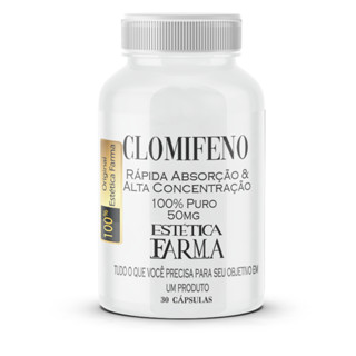 Clomifeno 50mg 100% Puro Original Tpc em Oferta na Shopee