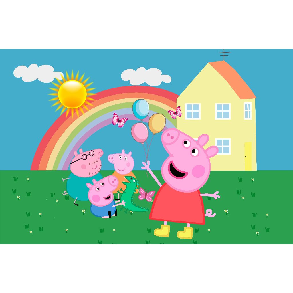 Painel em Lona Festa Pepa Pig