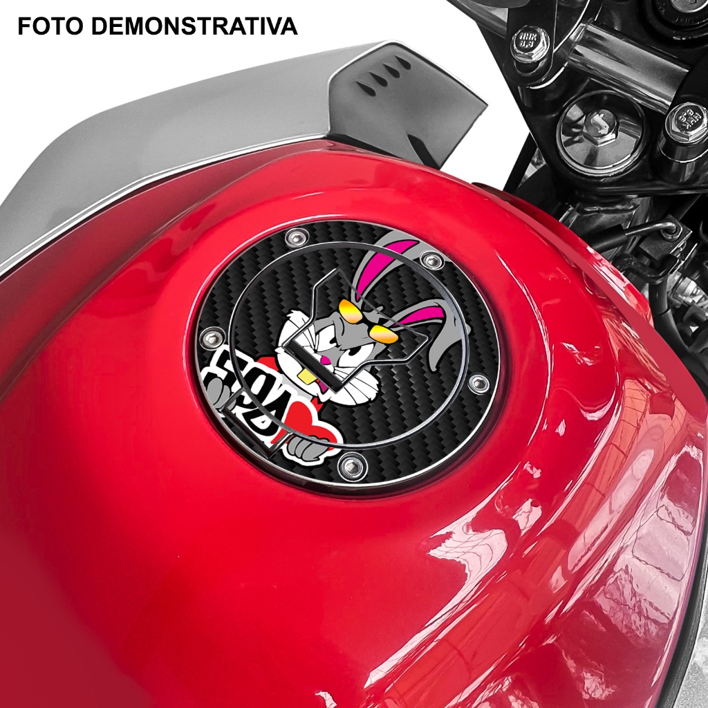 Adesivo Tampa Tanque CG Titan Start Fan 160 Sticker Coringa 59D 244 Nato Jesus Leão Moto