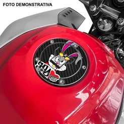 Adesivo Tampa Tanque CG Titan Start Fan 160 Sticker Coringa 59D 244 Nato Jesus Leão Moto
