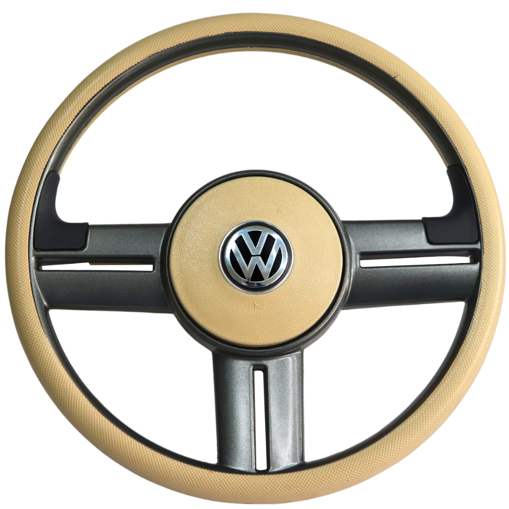 Volante Esportivo Rallye Bege/Grafite Gol Parati Saveiro Santana G2 G3 G4 Golf Polo Classic Cordoba