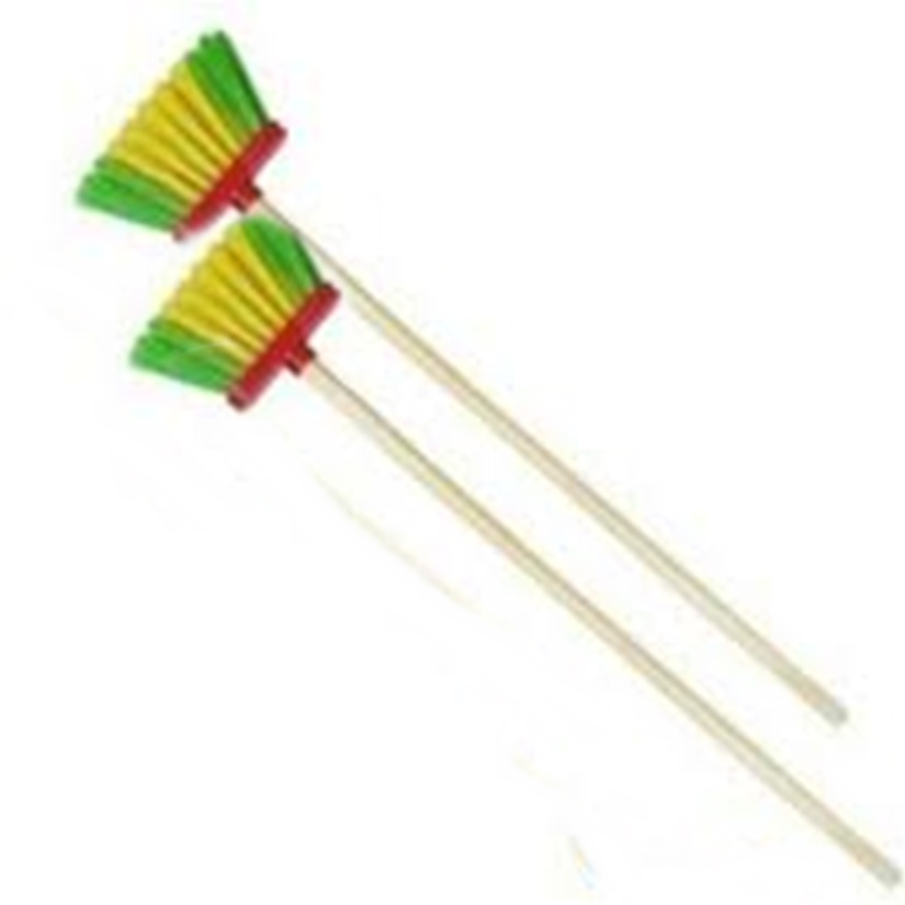 Mini Vassoura - Vassourinha para Limpeza - Brinquedo Infantil - Com 01 Unidade