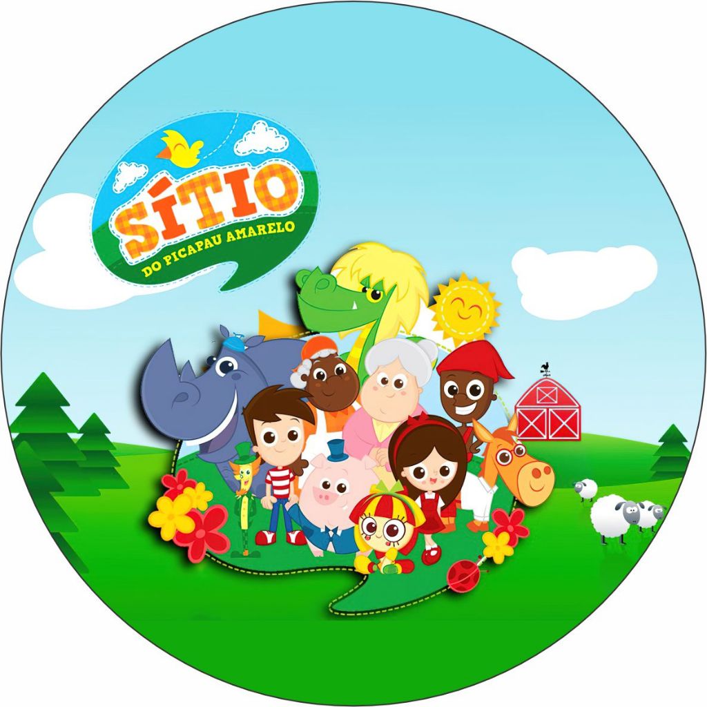 Painel Sublimado Sitio do Pica Pau Amarelo - Varios Temas em Oferta na Shopee