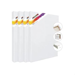 4 Unidades Telas Painel Para Pintura 50x70 Cm Direto Da Fábrica para Tinta A Óleo Ou Acrilica Base Água em Oferta na Shopee