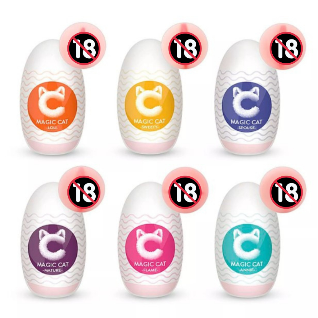 EGG Vagina Anus Masturbador Ovo Grande Cyberskin Magic Cat em Oferta na Shopee