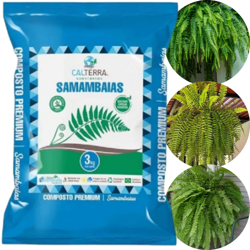 Substrato Composto Premium Samambaias 3kg Calterra