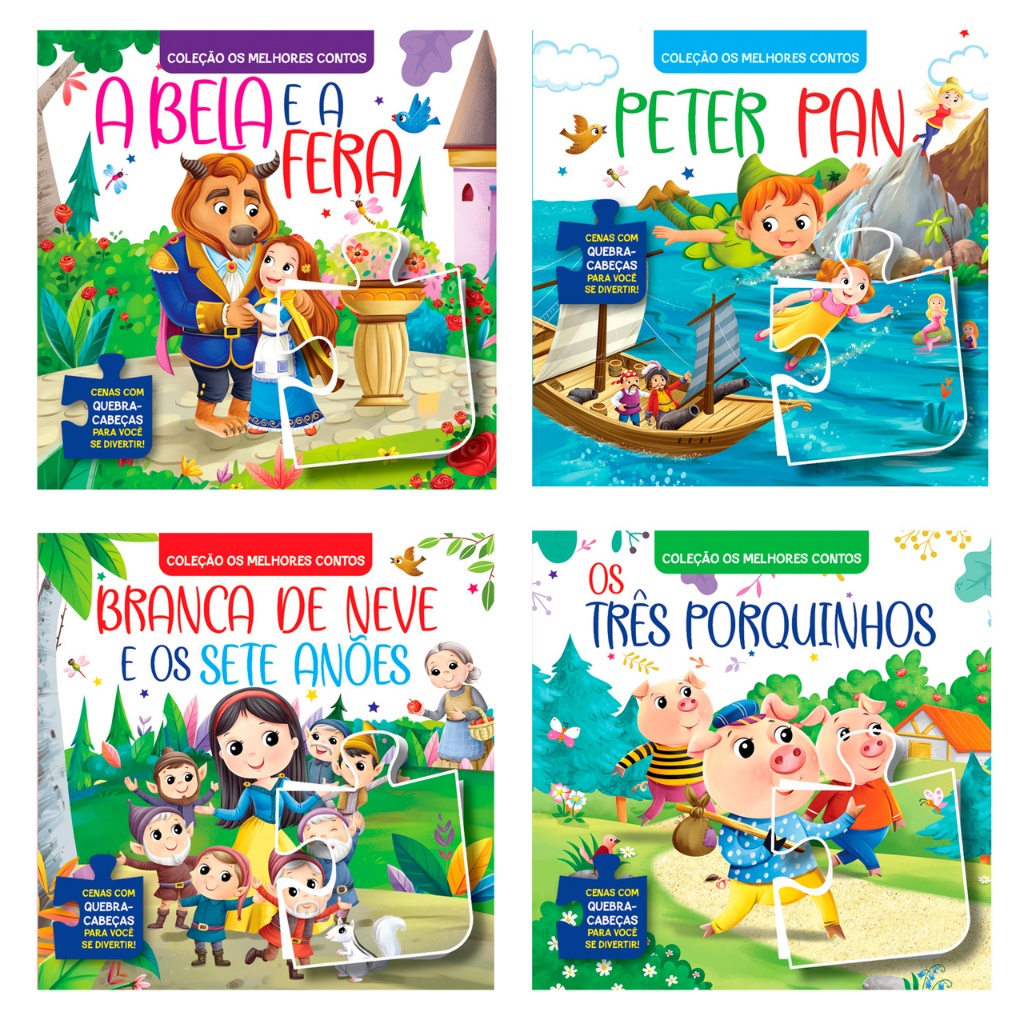 Coleção Os Melhores Contos - Kit com 4 Livros - Books & Magazines