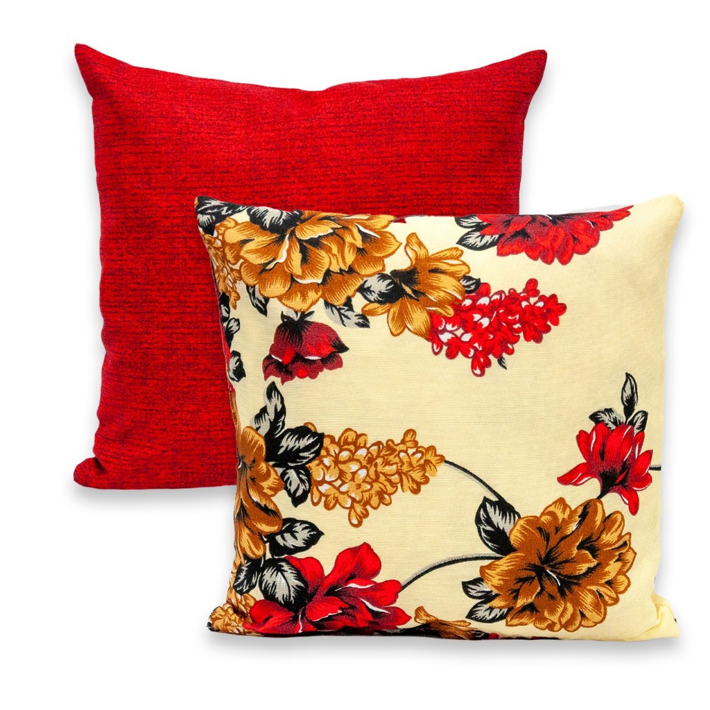 Kit 2 Capas de Almofada c/ Zíper 40x40cm Gorgurinho Florais em Oferta na Shopee