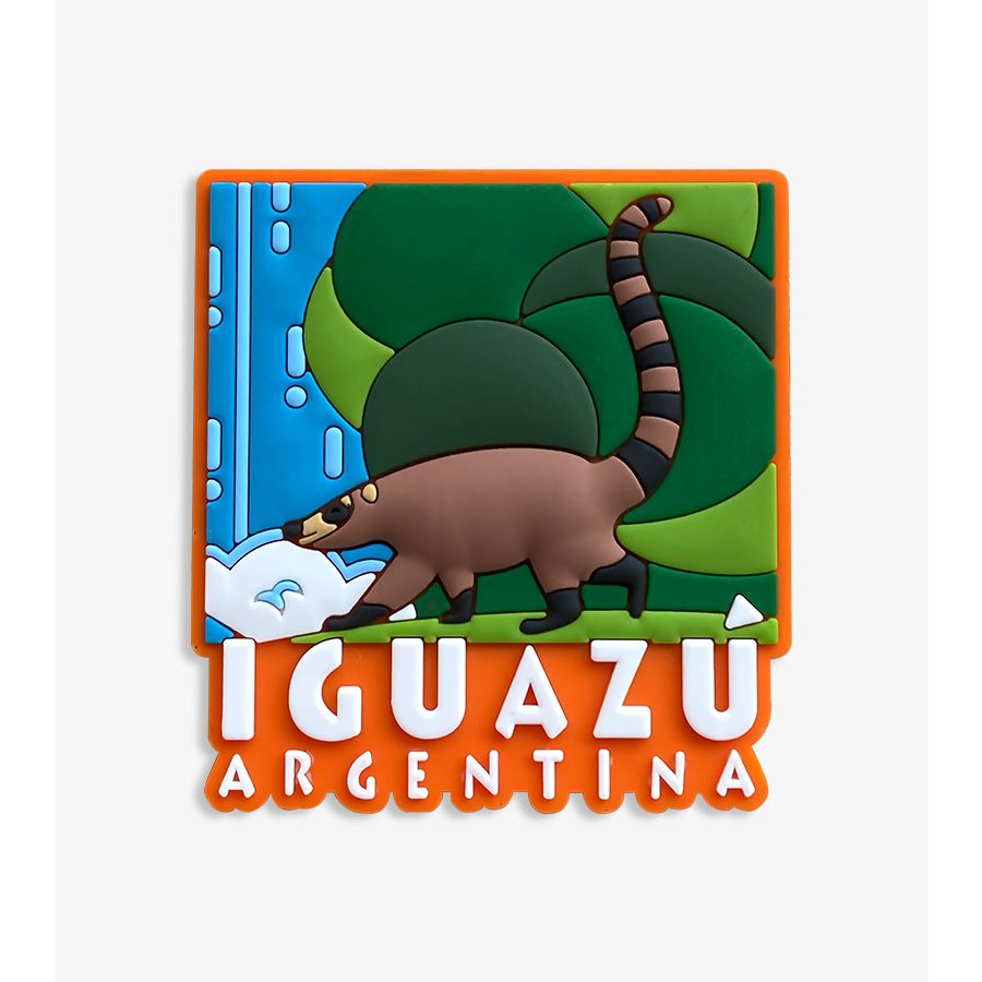 Ímã Argentina Iguazú Quati Quadro – Ímã de Geladeira