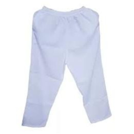 Calça Branca de Oxford Com Elástico Unissex com bolso traseiro Trabalho Leve em Oferta na Shopee