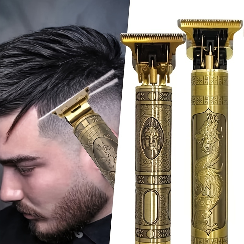 Maquina de Barbear cortar cabelo Aparador Profissional barbeador acabamento Sem Fio Portátil