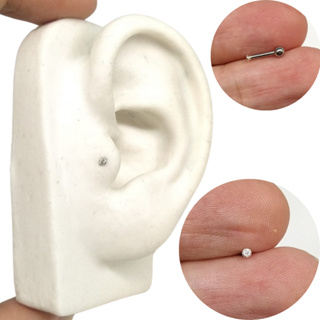 Piercing Tragus Ponto de Luz Pedra 1,5mm em Oferta na Shopee