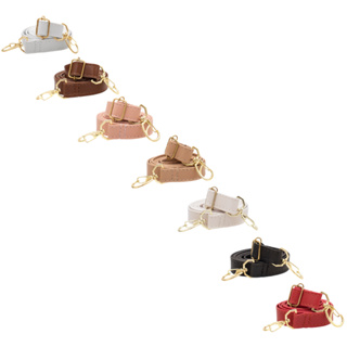Kit 7 Alças para Bolsa Feminina Transversal Regulável Metal Dourado Diversas Cores em Oferta na Shopee