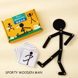 Boneco Articulado Montessori em Oferta na Shopee