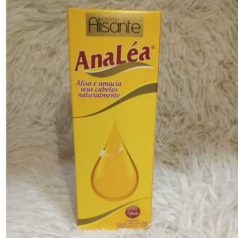 KIT 3 UNIDADES CREME ALISANTE ANALÉA 80G em Oferta na Shopee