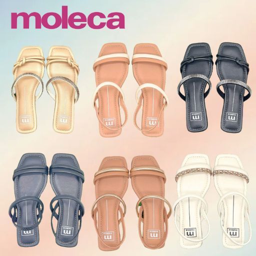 Sandália Feminina Rasteirinha Moleca Casual Confortável em Oferta na Shopee