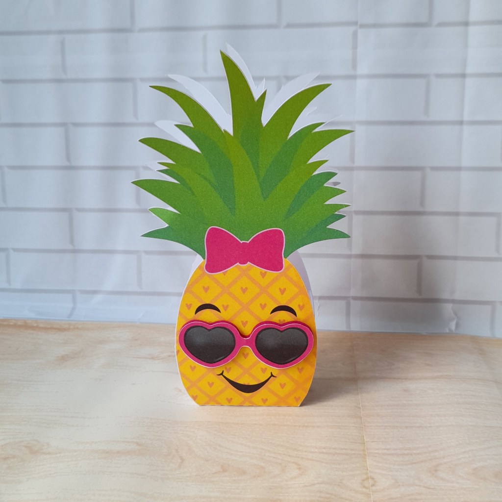 Lembrancinhas Personalizadas  - Pool Party -  Caixinha Personalizada - Papelaria Personalizada - Caixa abacaxi