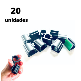 Organizador de fios e cabos kit com 20 unidades em Oferta na Shopee