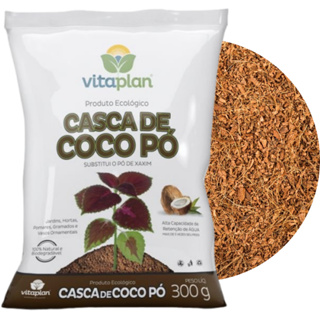 Casca De Pó De Coco 300gr Vitaplan em Oferta na Shopee