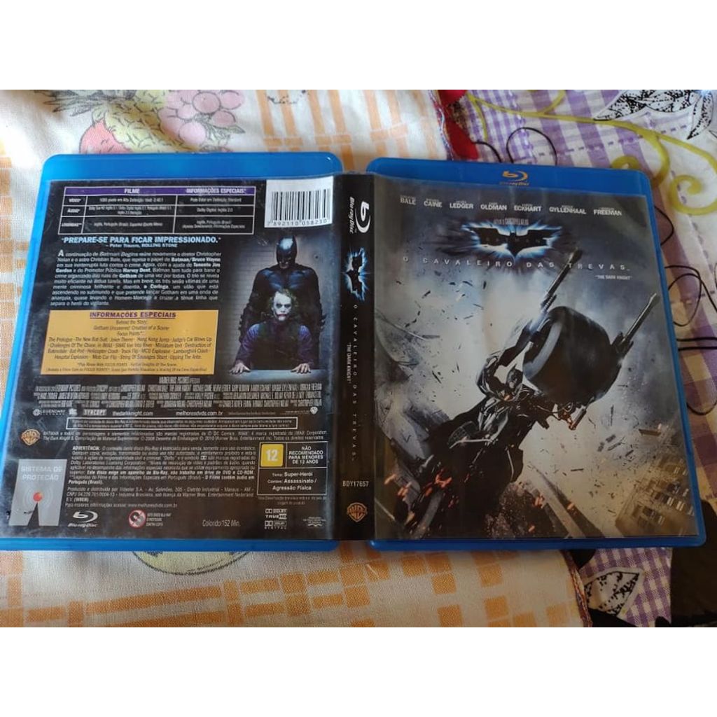 Batman Blu rays Filmes - Cavaleiro das Trevas ou Batman Begins