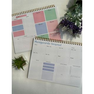 Planner Planejamento Semanal Tarefas Permanente Com Espiral em Oferta na Shopee
