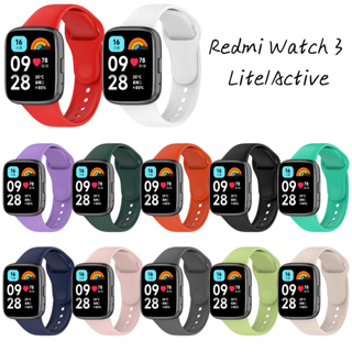 Pulseira de Silicone Para Redmi Watch 3 Active Watch 3 Lite em Oferta na Shopee