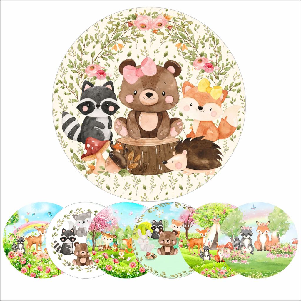 Painel Sublimado Bosque Encantado - Varios Temas em Oferta na Shopee