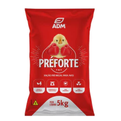 Ração Pré Inicial Para Aves Pintinhos Adm Presence Preforte 5kg
