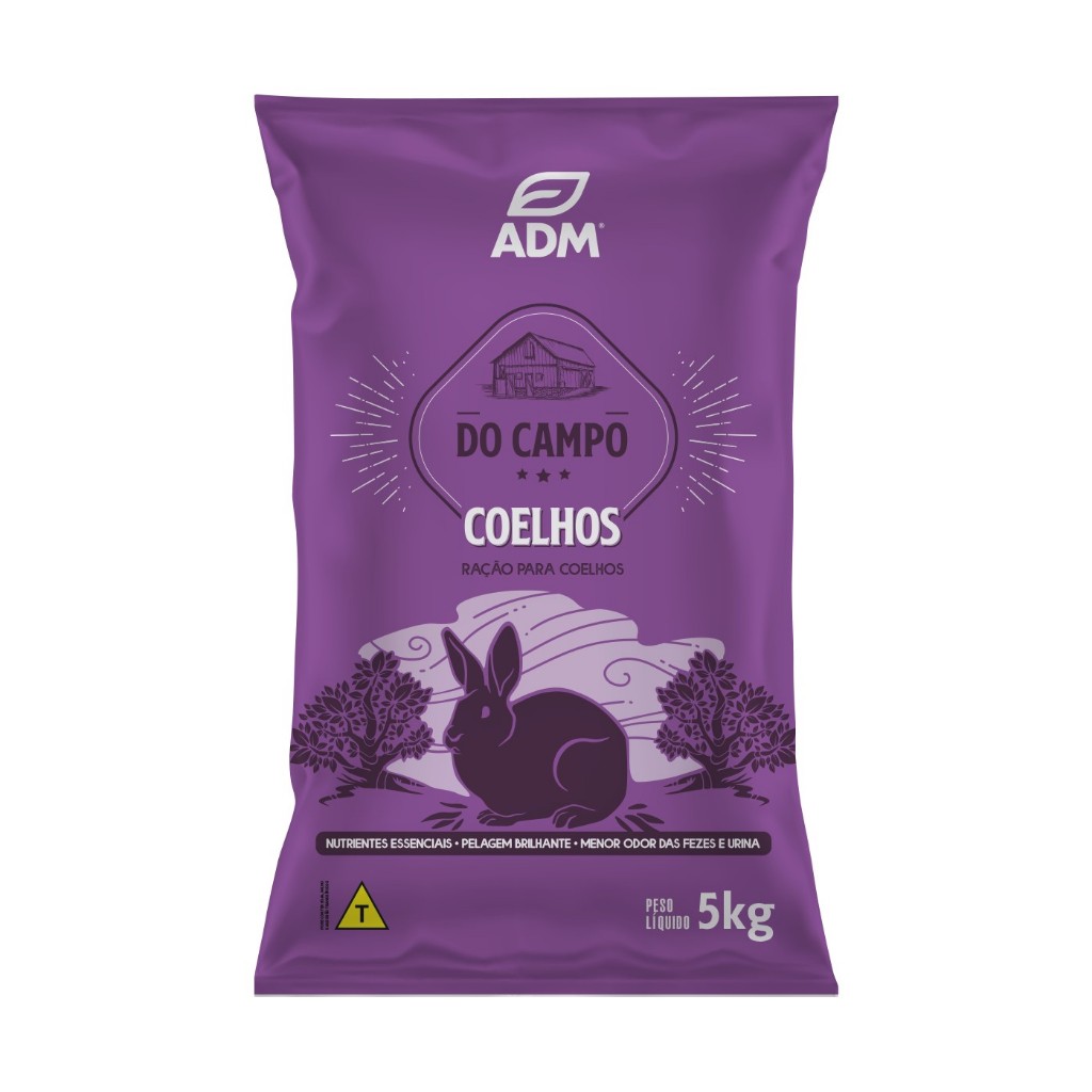 Ração Natural Adm Presence Para Coelhos Reduz Odor De Fezes 5kg em Oferta na Shopee