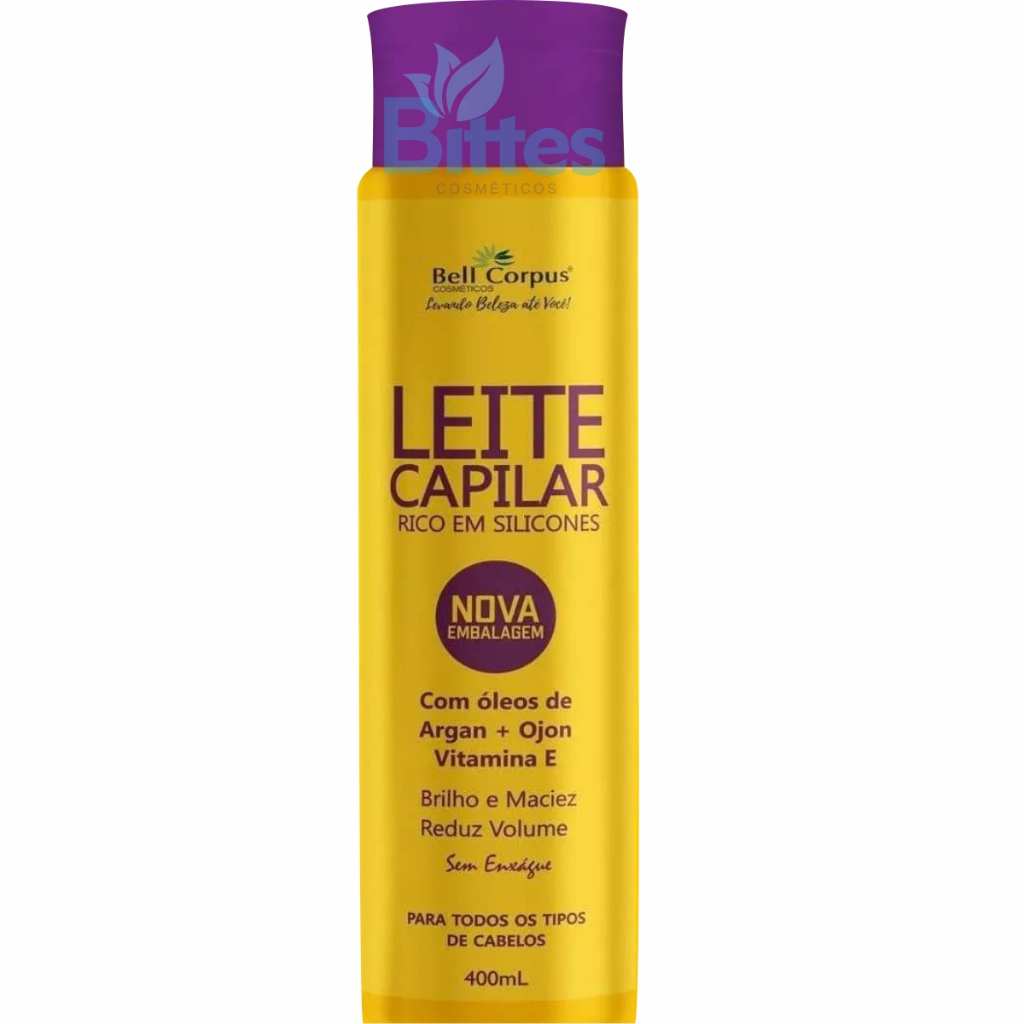 CREME DE PENTEAR LEITE CAPILAR BELL CORPUS COM SILICONE