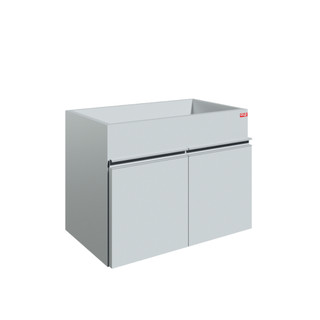 Gabinete Banheiro Madeira S/Pia 60 Cm MDF CLD 0106 Branco em Oferta na Shopee