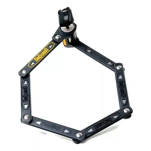 Cadeado Trava Tranca Dobrável Onguard 8116 K9 Bike Moto 69cm Cor Preto em Oferta na Shopee