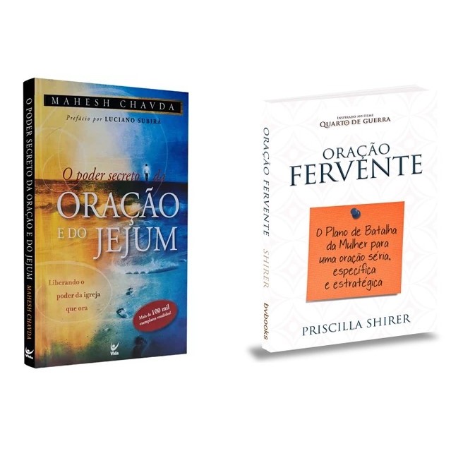 Kit O Poder Secreto da Oração e do Jejum + Oracao Fervente