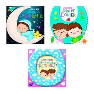 Coleção Livro do Bebê - Kit com 3 Livros em Oferta na Shopee