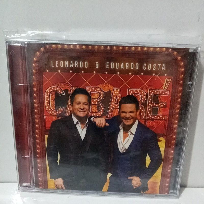 Cd Leonardo e Eduardo Costa Cabaré Novo de Fabrica Original