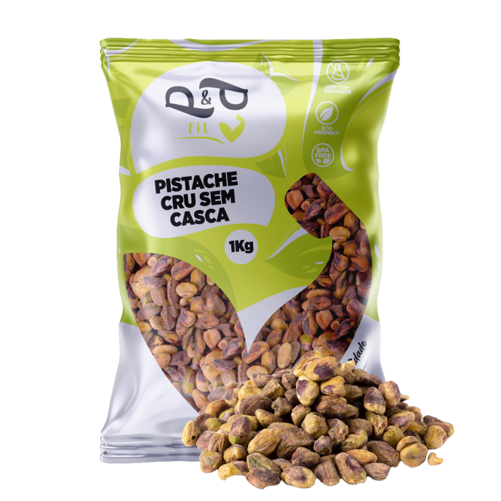 Pistache Cru Sem Casca e Sem Sal - P&P em Oferta na Shopee