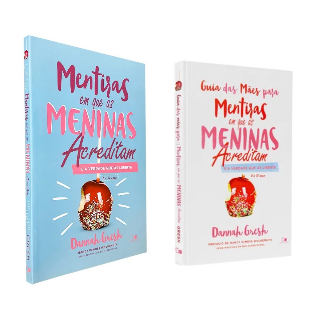 Kit Mentiras em que as meninas acreditam e a verdade que as liberta + Guia das mães para Mentiras em Oferta na Shopee