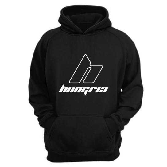 Moletom Hungria Hip Hop Blusa de Frio Agasalho Roupa Blusa Moletom Unissex Estampado Promoção