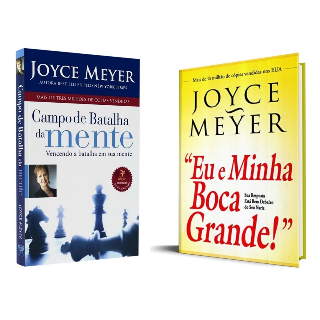 Kit Campo Batalha Da Mente + Minha Boca grande Joyce Meyer em Oferta na Shopee