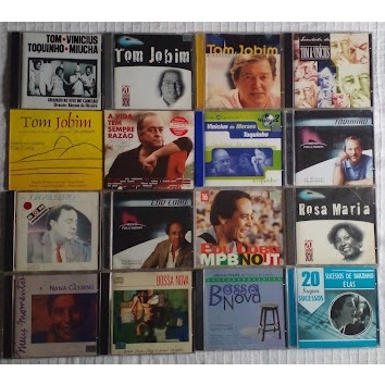 CD Tom Jobin Vinícius De Moraes Toquinho João Gilberto Edu lobo Rosa Maria Nana Caymmi Bossa Nova Á Escolha