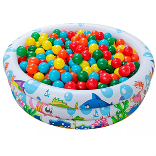 Piscina Inflável Redonda Criança Infantil 100 Litros 3 Aneis em Oferta na Shopee