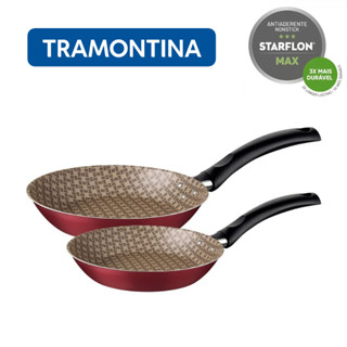 Jogo 2 Frigideiras Antiaderente Tramontina Turim Starflon Max