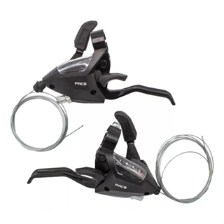 Alavanca 21v Tipo Shimano Manete Aluminio Paco Mtb Pto Par em Oferta na Shopee