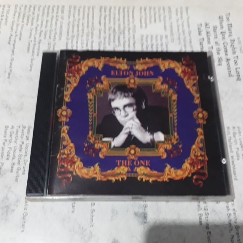 CD Elton John - The One 1992 Rocket Polygram Ed Br 11 músicas 1° prensagem nacional part Dave Gilmour Pino Palladino