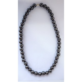 colar de pedras  hematita magnética 10mm 45cm 46bolinhas em Oferta na Shopee